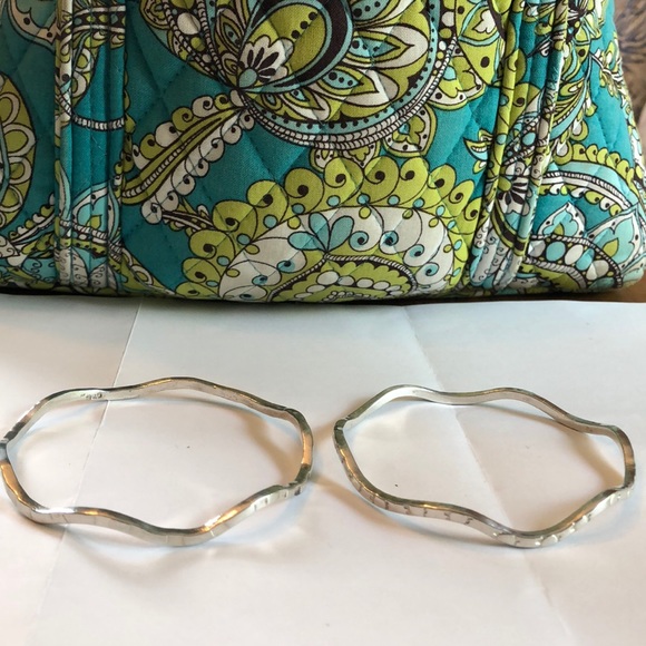 2 Sterling silver 925 bangle bracelet - Picture 3 of 3